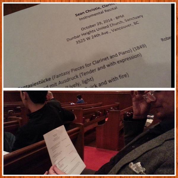 connolly_ch's tweet photo. At clarinet recital with @pantagrool &amp; @Shoedumas. No really - Here is proof... #thssalumni #ridgeforever #woodwinds http://t.co/6kaFpFwwJp