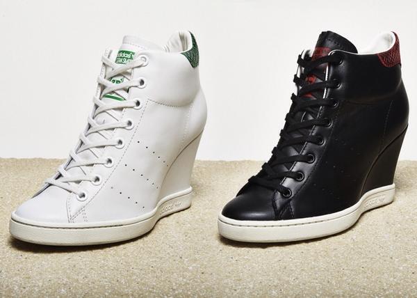 stan smith high heels