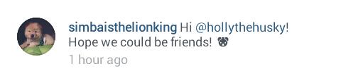 towlee14's tweet photo. Hahahah ang kulit ng comment ni Simba!!! #SimLy http://t.co/wComatG33M