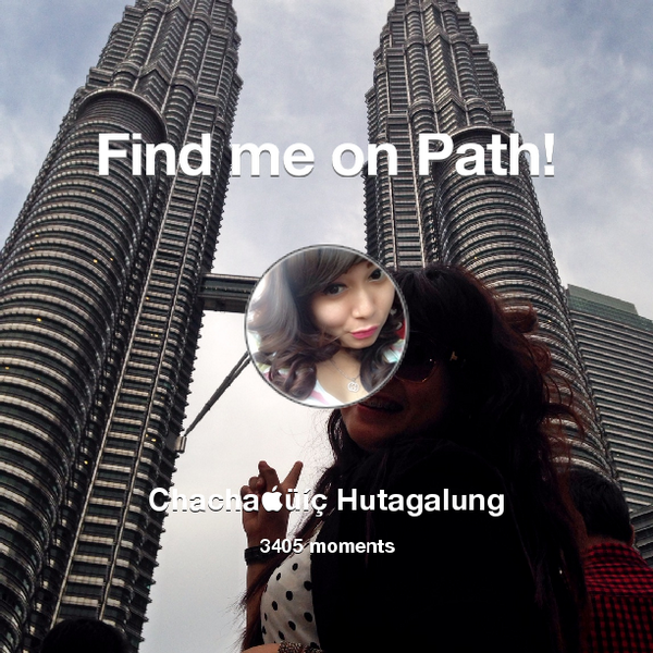 ocha_dhe's tweet photo. I've shared 3,405 memories with my friends on #Path - see them now at http://t.co/s4w964TGaC! #thepersonalnetwork http://t.co/ZKHechWfMK