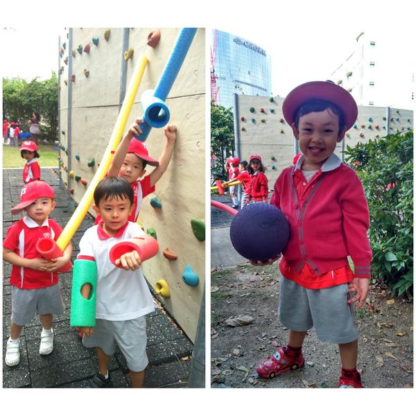 ron_milne's tweet photo. Lots of fun with JK students yesterday on #TakeMeOutsideDay at @TISMacao http://t.co/HHgGJM94GT