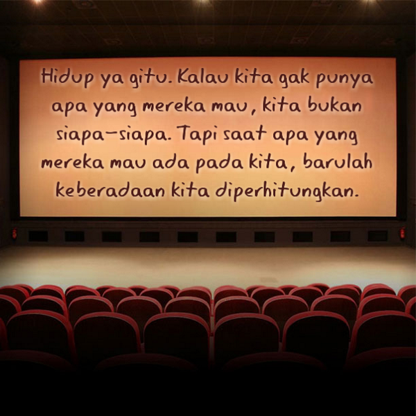 Tusukan_Frontal's tweet photo. Hidup ya gitu, kalau kita gak punya apa yang mereka mau, kita bukan siapa-siapa. http://t.co/XnVF7db016