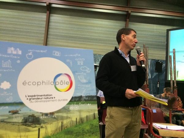 po_boyer's tweet image. Lancement du forum Ecophilopôle à Perouges par Patrick Escoffier @Vicat aujourd'hui