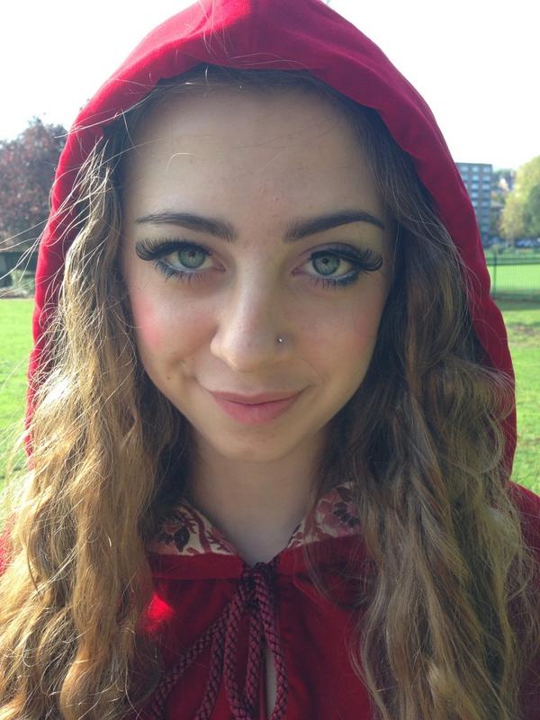Emperorscloth's tweet image. Our Little Red Riding Hood @CharlotteButblo is a stunner #FairytaleCollection #photoshoot