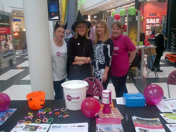 E_Bagnall's tweet photo. #MencapDay at White Rose Centre, Leeds, come and have a dip in the spooky pumpkin! http://t.co/SZTa1ZQbdT
