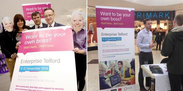 businesstelford's tweet image. With @YoungBritain @FSBShropshire @GOOD2GREAT_ltd and local businesses today @TelfordCentre