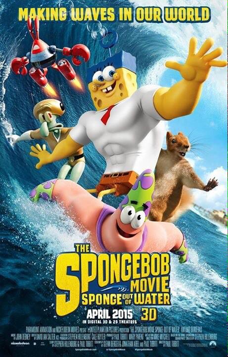 obob celem anet @trayasoegiarso  "UIPIndonesia: Poster The Spongebob Movie: Sponge Out Of Water. tayang April 2015. "