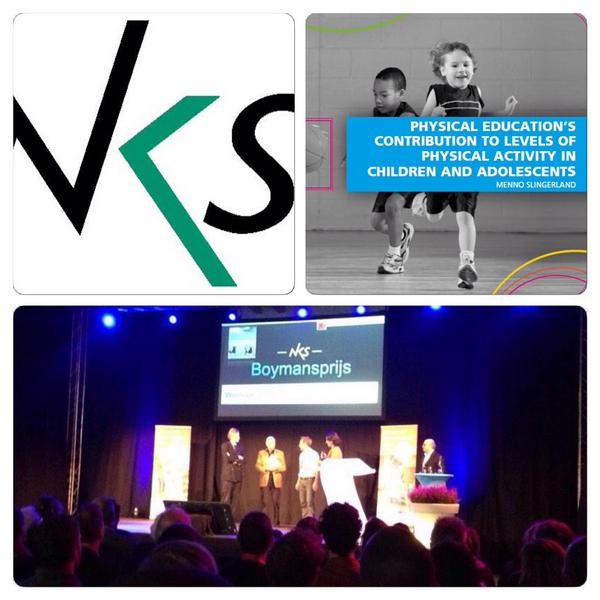 Sporthogeschool's tweet photo. #Fontys @Sporthogeschool feliciteert @MennoSli met het behalen van de Boymans-Prijs tijdens #DSO14 #trots http://t.co/pMiIcSa0iE