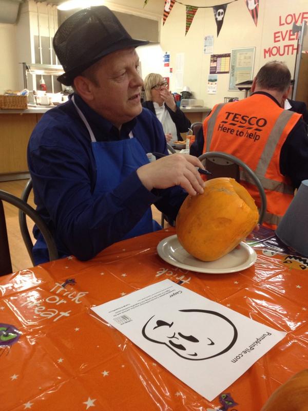 Spooky pumpkins. Will having fun at work 🎃👻🎃