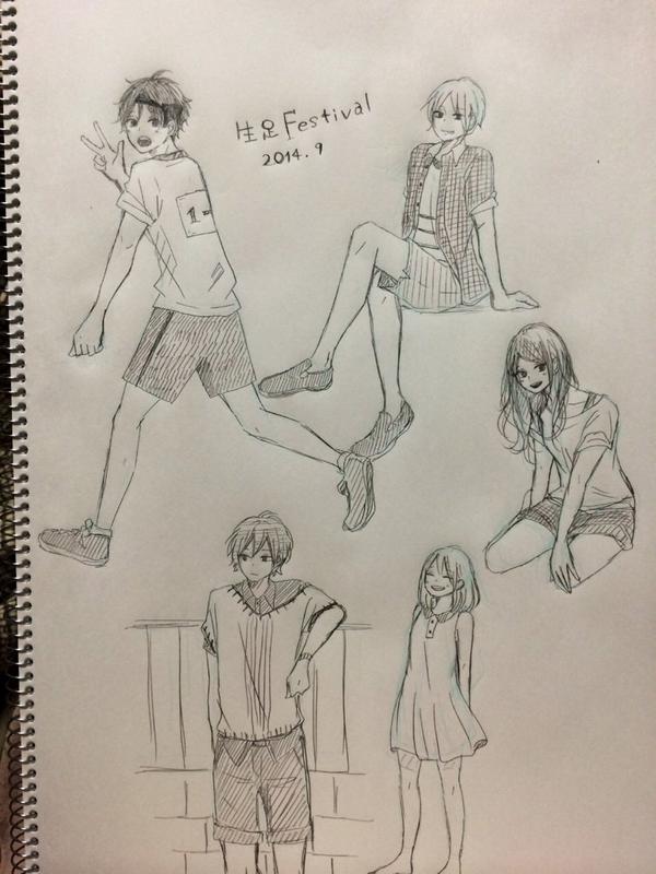 先月の自分が何を思ってこんなフェスティバルを描いていたのか記憶が無いです 