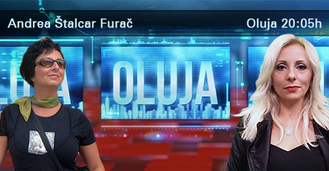 Gošća Oluje gospođa Andrea Štalcar Furač, ratna reporterka!
