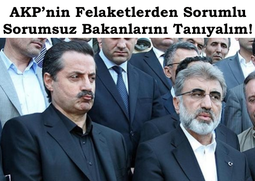 tugrull's tweet photo. AKP’nin Felaketlerden Sorumlu Sorumsuz Bakanlarını Tanıyalım!
#SebebiNeydiki
#TAGADI http://t.co/abQ8hlXAPR