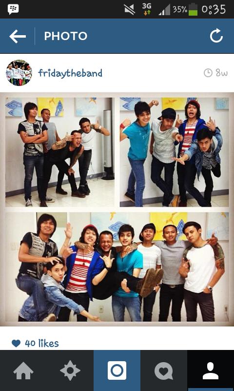 I lafyuuu kalian 😆😘💖👍✌ @FRIDAYtheband <a href="/18Plus_Official/">18+ BAND</a>