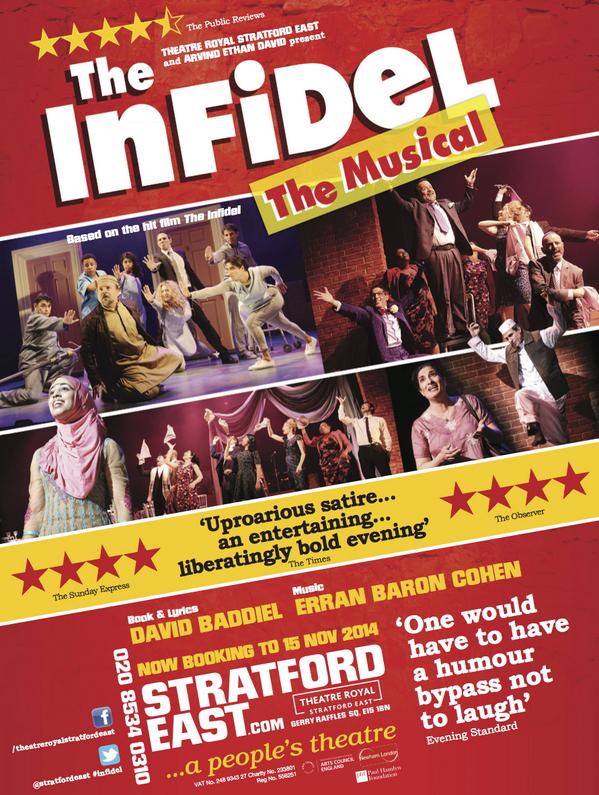 stratfordeast's tweet photo. Who's your favourite character from #infidelmusical Tell us why! http://t.co/XsW6UxpJ5Z