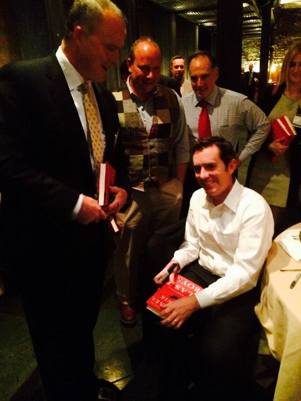 donough's tweet image. Many thanks to #flashboy Ronan Ryan for being our guest and indulging us last night! @digitalrealty #brokerevent