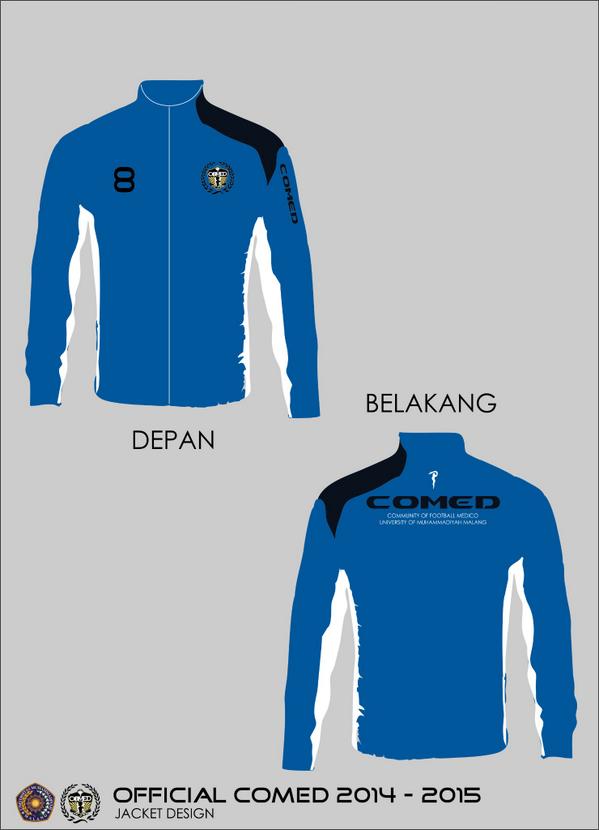 Download Desain Jaket Bola Depan Belakang