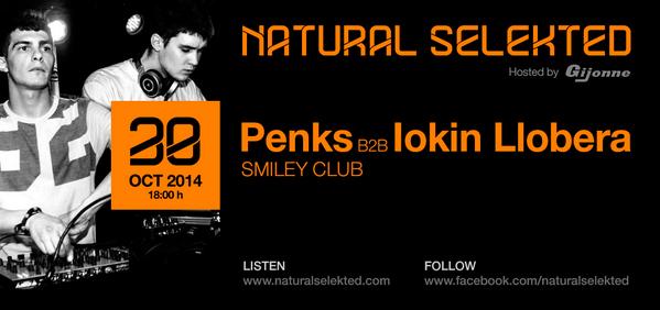 Hoy a las 18h en naturalselekted.com <a href="/iokinllobera/">Iokin Llobera</a> y Penks de <a href="/SmileyClubdB/">Smiley Club</a> estarán con nosotros #nselekted #radio
