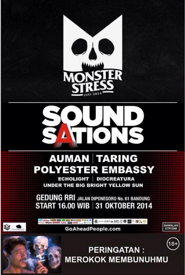 #soundsationbdg #monsterstressfest2014 BESOK! \m/ #GoaheadPeople