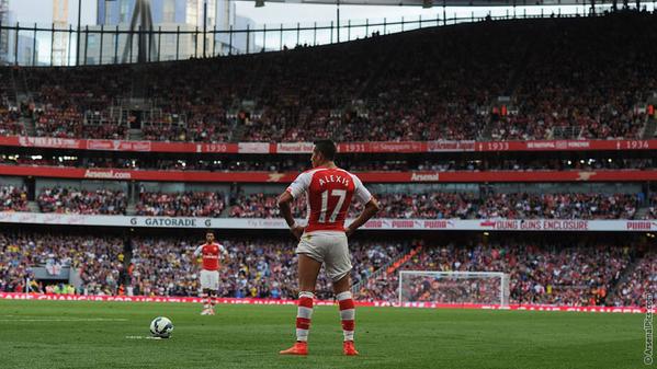 Arsenal's tweet photo. Read @Arsenal Analysis for @Zonal_Marking's take on man of the moment @Alexis_Sanchez http://t.co/jJa7BQ9XRP http://t.co/zq5LfDJfke