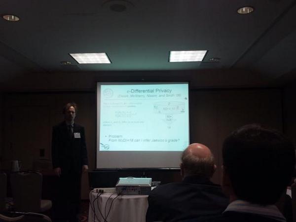 t_liebig's tweet image. Chris Clifton giving a keynote on #privacy in #bigdata #ieeebigdata #bigdata2014