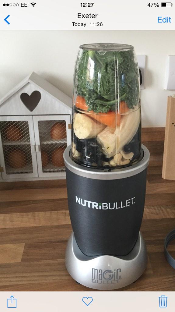 ShaneKingsland's tweet photo. Amazing, a good way of getting the veg in @thenutribullet @NutribulletUk #bulletmeup http://t.co/2YewqXMxR7