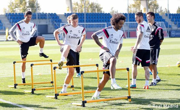 Sesión de recuperación en la Ciudad Real Madrid #GCFvsRealMadrid #HalaMadrid