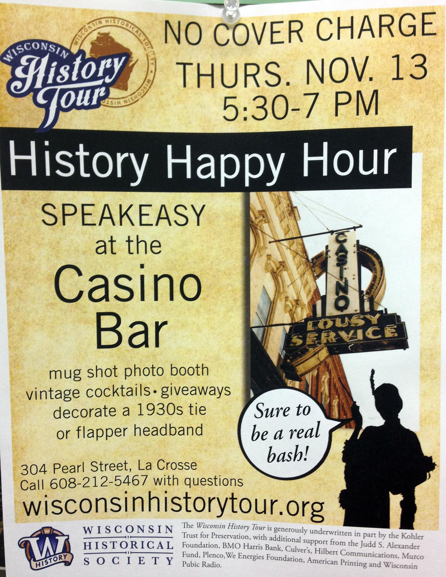 UW La Crosse History On Twitter HISTORY HAPPY HOUR Thurs Nov 13 5