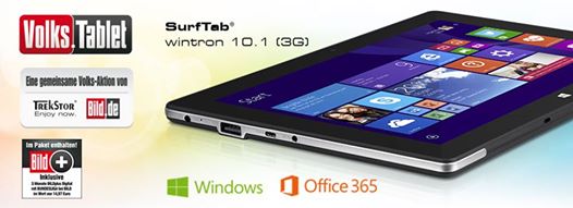 Erstes TrekStor Volks-Tablet mit Windows 8.1 ab sofort erhältlich. Informiert euch jetzt unter volks-tablet.de