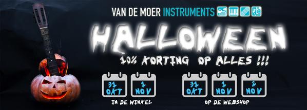 MoerInstruments's tweet image. Met HALLOWEEN 10% korting op ALLES! vandemoer.be
