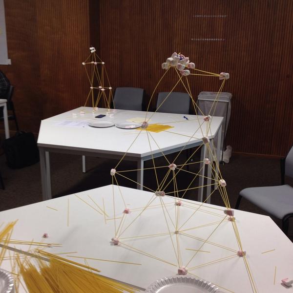 The sky is the limit challenge! #colruyt #training #projectmanagement