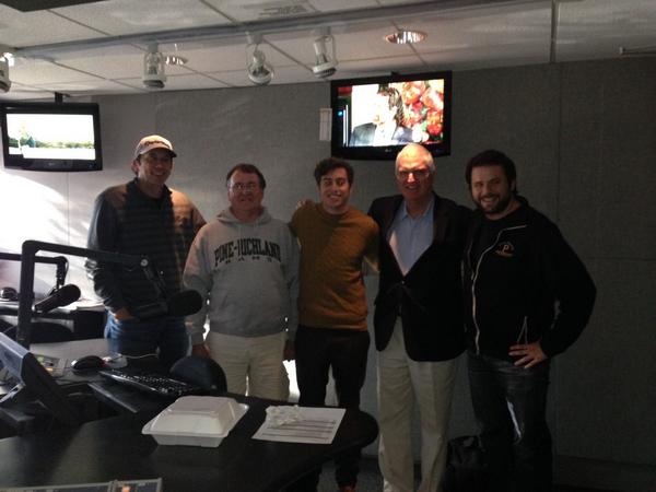 AndyRussell34's tweet photo. I had a great time on @937theFan Morning Show talking about the #kickhungerchallenge and @PghFoodBank! http://t.co/4VLwvmn7jA