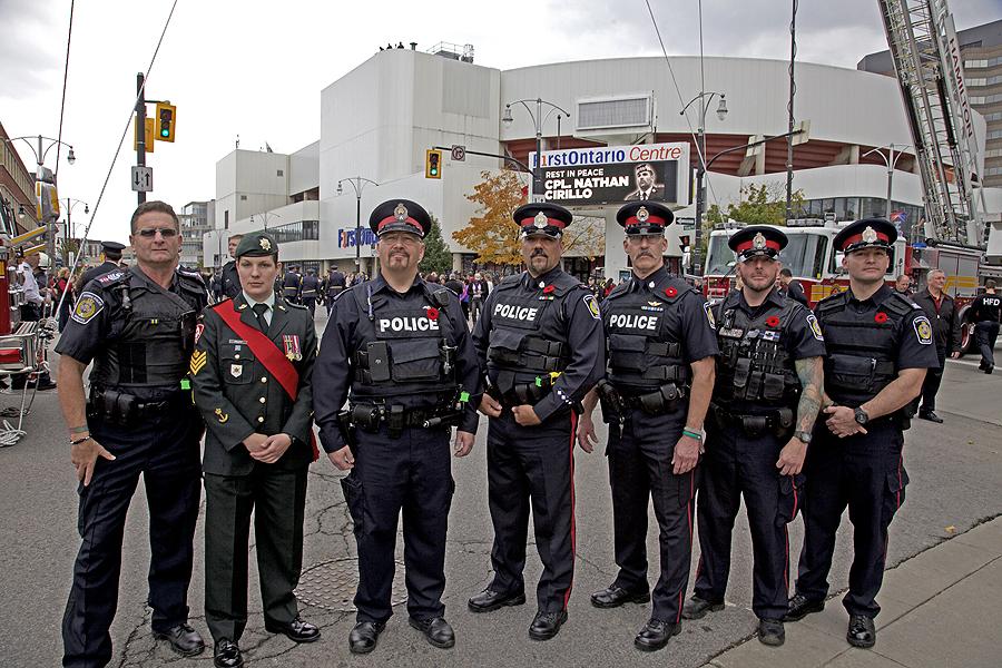 Sarnia Police on Twitter "SarniaPolice Officers attended the funeral