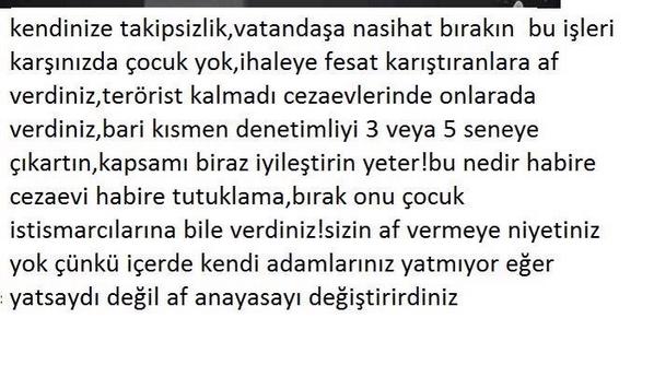 79Eski's tweet photo. @Ahmet_Davutoglu @kilicdarogluk @CemilCicekTBMM bukadar mahkuma duyarsız kalmayın#Cezaindirimi istiyoruz http://t.co/GQig8SHjEU