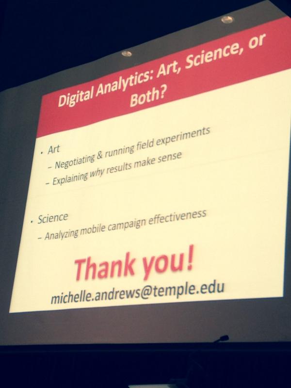 Digital #Analytics does = Art + Science! #DAAPHL