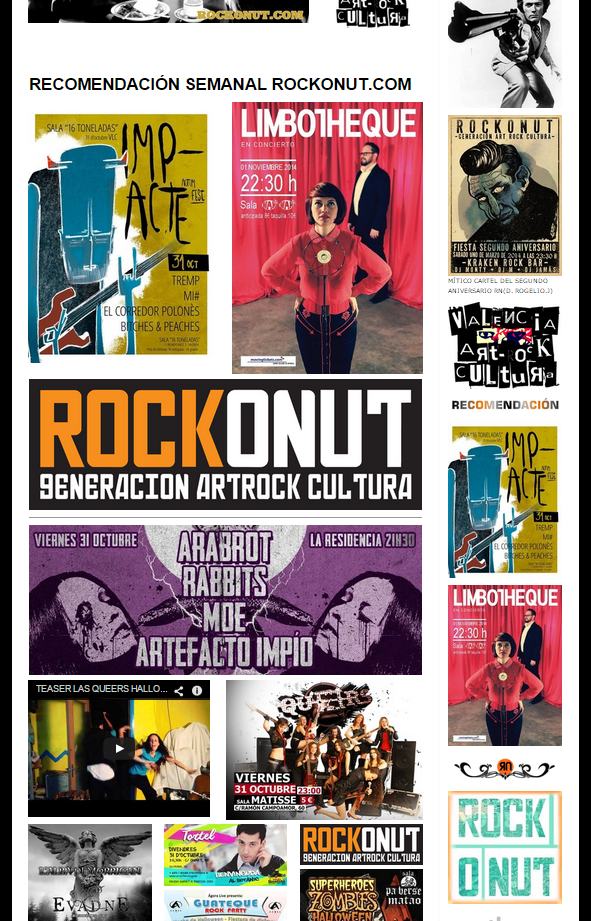 Rockonut's tweet photo. Recomendación Rockonut para el finde! @limbotheque @LasQueers @BitchesPeaches @ElCorredorPolon http://t.co/wQBBXEj9Ja http://t.co/uLay5NfGUe