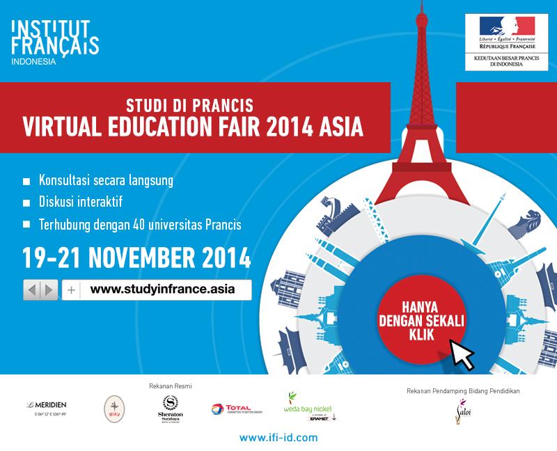Institut Français d'Indonésie (IFI) on Twitter: "Study in France? Just one click away! Virtual 