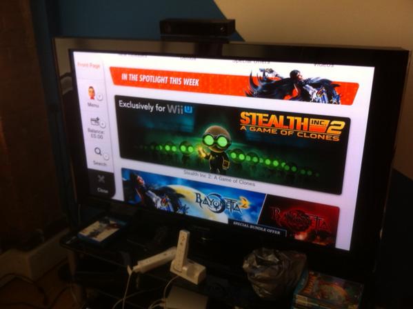 SuperLuigiBroos's tweet photo. Stealth Inc. 2 - Out now exclusively for Wii U! Check it out on the eShop! http://t.co/O0qnlOmFGk