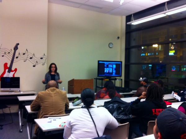 I love my job!Do you? <a href="/Univision/">Univision</a> <a href="/realtvmom/">Real TV Mom</a> Terri Arvesu visited @ICBChicago to share her advice and success story!