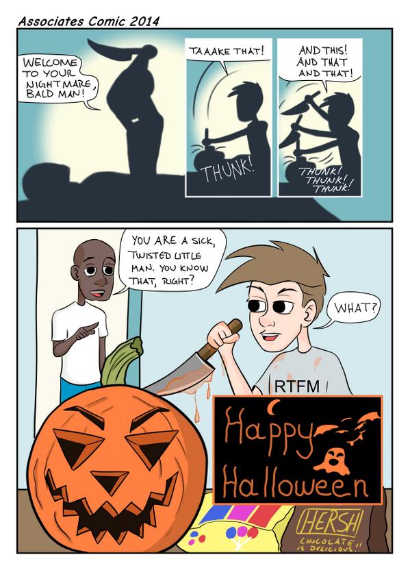 AssociatesPress's tweet photo. Happy #Halloween ! http://t.co/nhJ8AQcNi1 http://t.co/Q7VZBynoVO