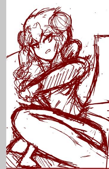 あれ・・・これなんか清書前の方がクオリティ高いような 