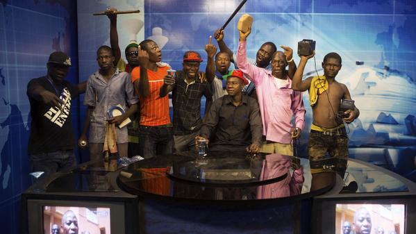 Channel4News's tweet image. Protesters burn parliament and take over TV station in Burkina Faso's 'Black Spring' channel4.com/news/burkina-f… #Lwili
