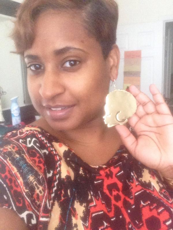 NFASHUN's tweet image. Love these afro chic earrings from @Lavish_Access super cute check them out for unique items !!!