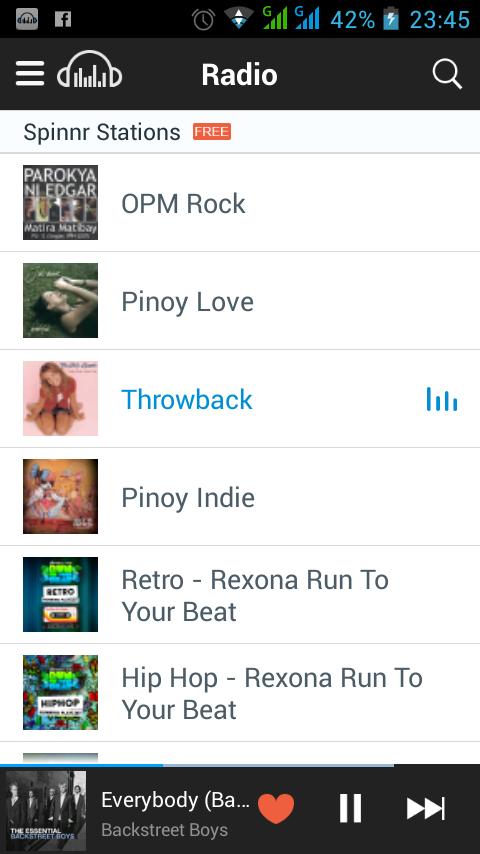 ohforfoxsake's tweet image. Been listening to songs in #throwback in #SpinnrRadio every night ❤it