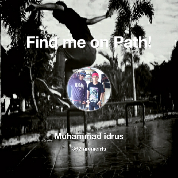 midrisramadhan's tweet photo. I've shared 362 memories with my friends on #Path - see them now at http://t.co/Q0NVXCyRWX! #thepersonalnetwork http://t.co/uBcgndeSoj