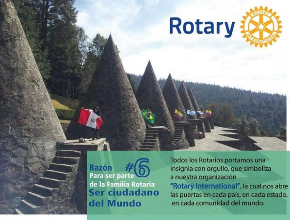 Rotaract4170's tweet photo. Razón #6 para ser parte de la #familiarotaria4170. Rotary esta en todo el mundo, crea lazos de amistad internacional! http://t.co/ZXofgUt6Lv