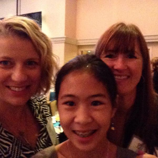 Patti_Hearn's tweet photo. Supporting women w/@LWGMS student body president @WFAlliance #AMPLIFY2014 @obeck http://t.co/Z2ZE36jju9