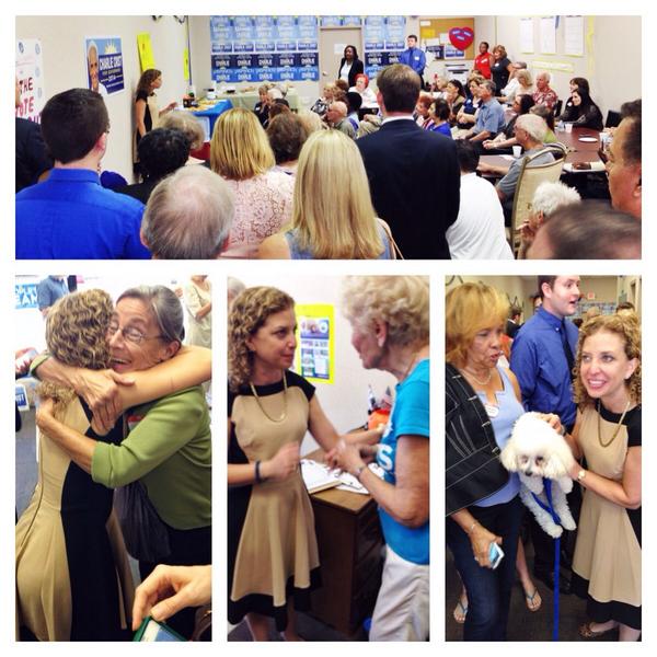 DWStweets's tweet photo. Joined my friend @TedforCongress in Delray Beach for another fantastic early vote event for @CharlieCrist! http://t.co/a78haRoq53