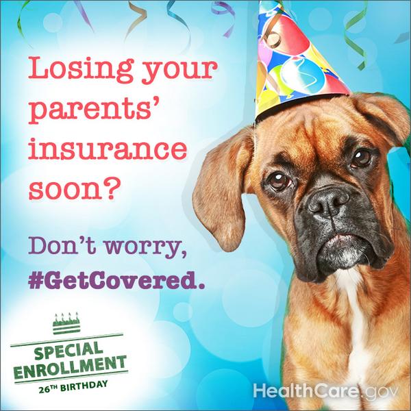 womenshealth's tweet photo. Losing your parents’ insurance soon? Don’t worry! #GetCovered http://t.co/TGoL2y2cHK #BornIn88 http://t.co/MCRd9yvPU0
