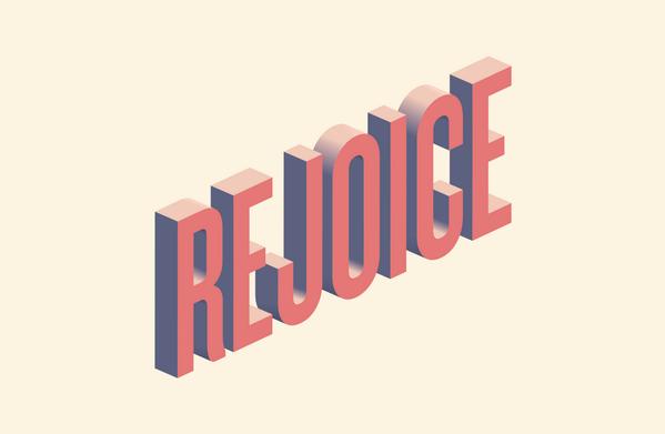 "Rejoice in the Lord always. Again I will say, rejoice!" - Philippians 4:4. typographicverses.com/post/101343945…