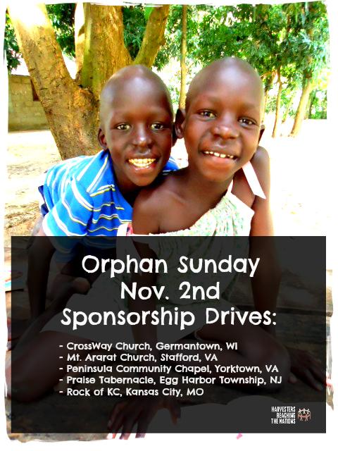 Pendi & Bota Wani wld like to announce Sunday, Nov. 2nd is Orphan Sunday. #SponsorAChild #Isaiah117 #orphansunday